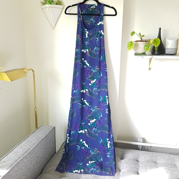 FOR LOVE AND LEMONS 💓&🍋 Blue Tank Maxi Dress XS - Picture 1 of 9